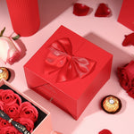 Load image into Gallery viewer, Coffret à bijoux fleurs rose éternelle - Cadeau unique