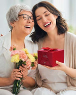 Load image into Gallery viewer, Coffret à bijoux fleurs rose éternelle - Cadeau unique