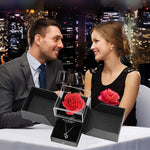 Load image into Gallery viewer, Coffret à bijoux fleurs rose éternelle - Cadeau unique
